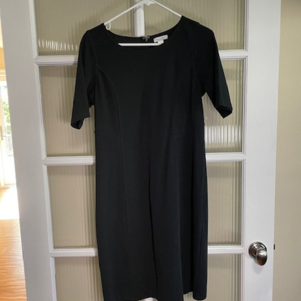 Garnet Hill Dress Black NWOT
